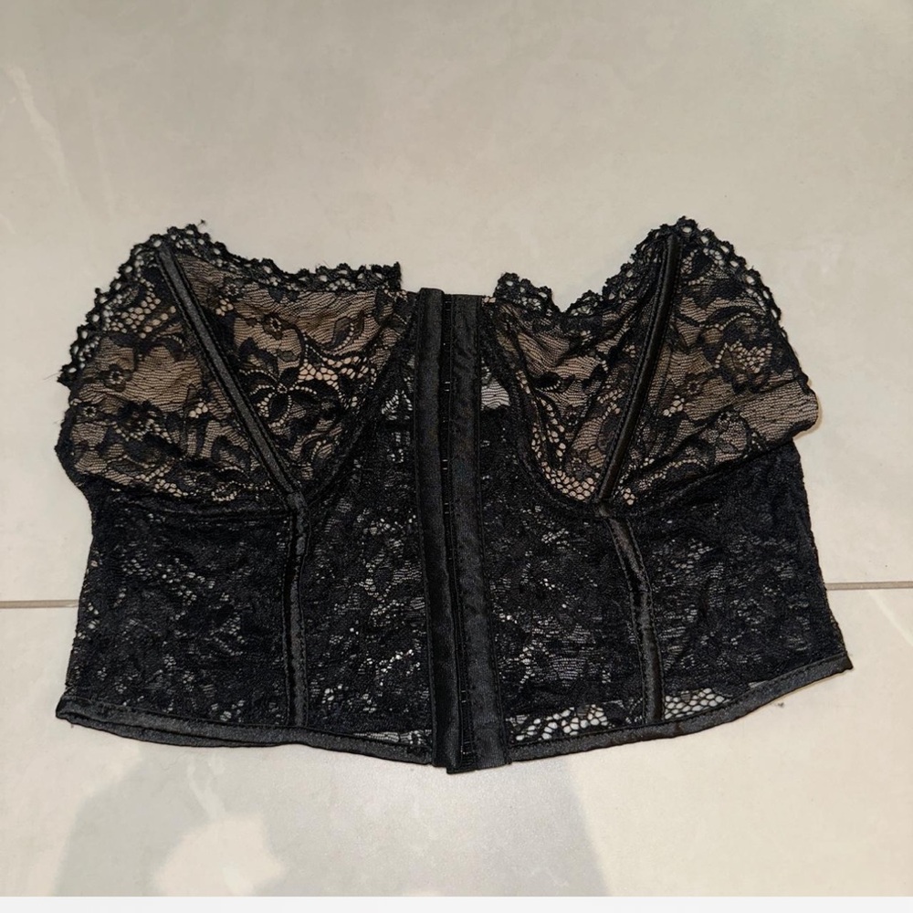 Lace tigermist bandeau corset